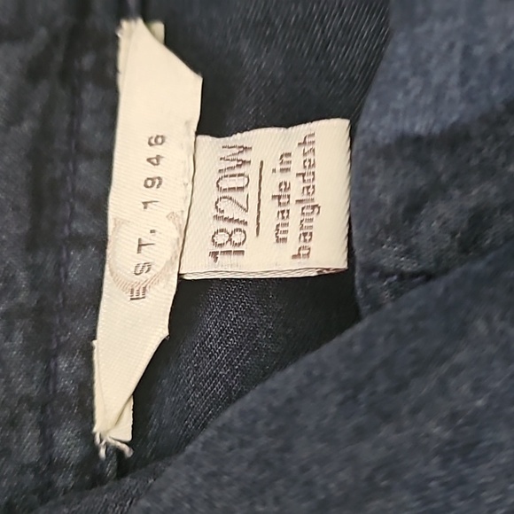 Cato Dark Chambray Snap Front Long Sleeve Blouse NWOT - Picture 11 of 14